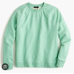 J.Crew Crewneck sweatshirt in speckled mint